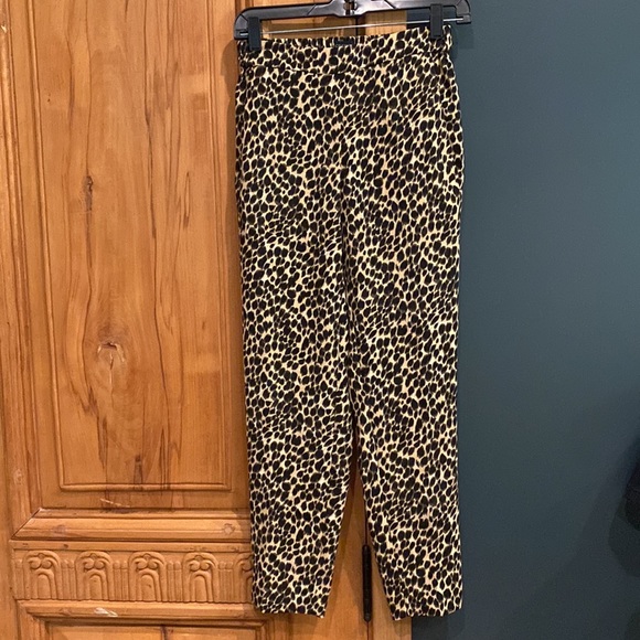 Jcrew Factory Jamie pull on pant in leopard - Picture 7 of 9